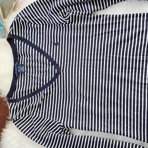 Ralph Lauren Sport Striped V-neck Top, L